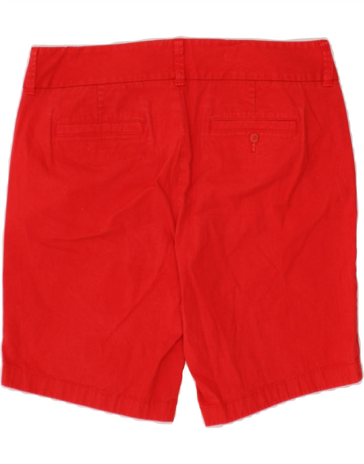 J. CREW Womens Frankie Chino Shorts US 8 Medium W34  Red Cotton Vintage J. Crew and Second-Hand J. Crew from Messina Hembry 