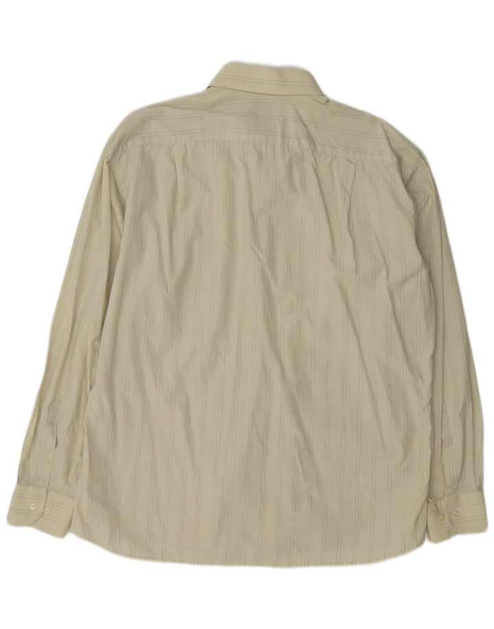 Roccobarocco Herrenhemd Größe 43 17 XL Beige kariert