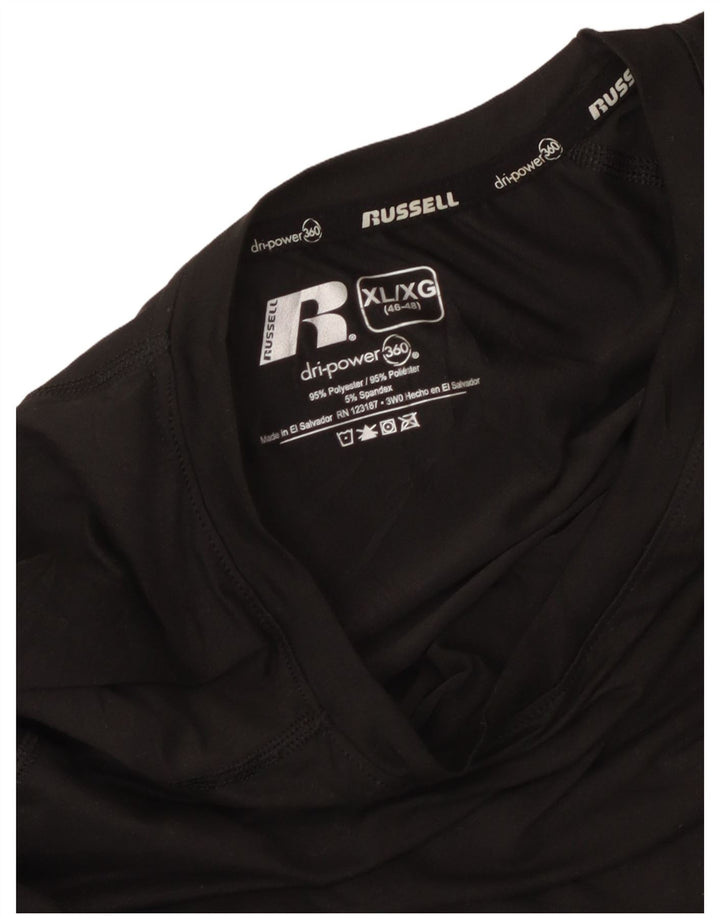 RUSSELL ATHLETIC Herren Top Langarm XL Grau Polyester