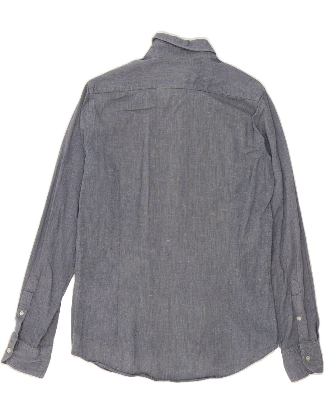 MASSIMO DUTTI Mens Tessuto Italiano Shirt Small Blue Vintage Massimo Dutti and Second-Hand Massimo Dutti from Messina Hembry 