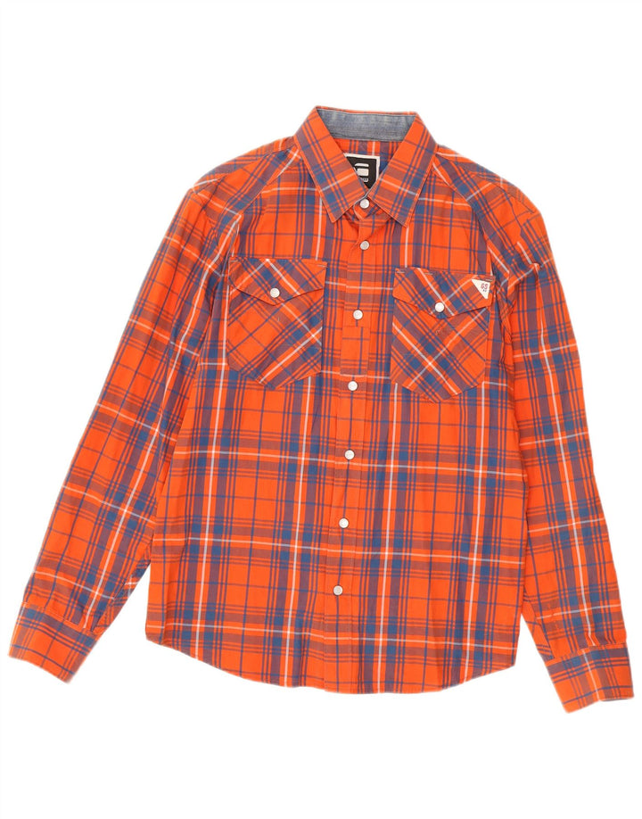 G-Star Herrenhemd Große Orange Baumwolle