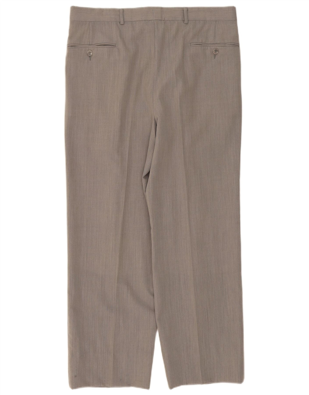 Trussardi Herren-Anzughose mit Klammern, Größe 50, Größe L, W36, L28, Grau