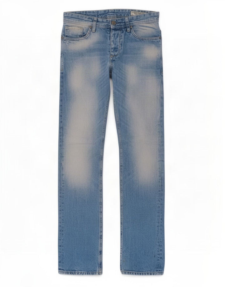 Jack & Jones Herren Straight Jeans W28 L34 Blau