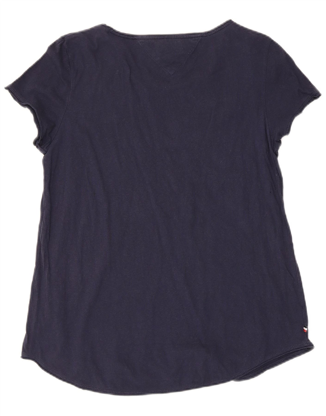 Tommy Hilfiger Damen T-Shirt Top UK 12 Medium Marineblau
