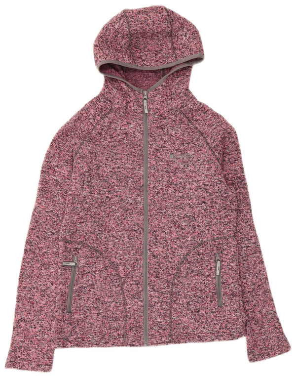 Mountain Warehouse Damen-Kapuzenpullover mit Reißverschluss, UK 12, Mittelrosa, Sport