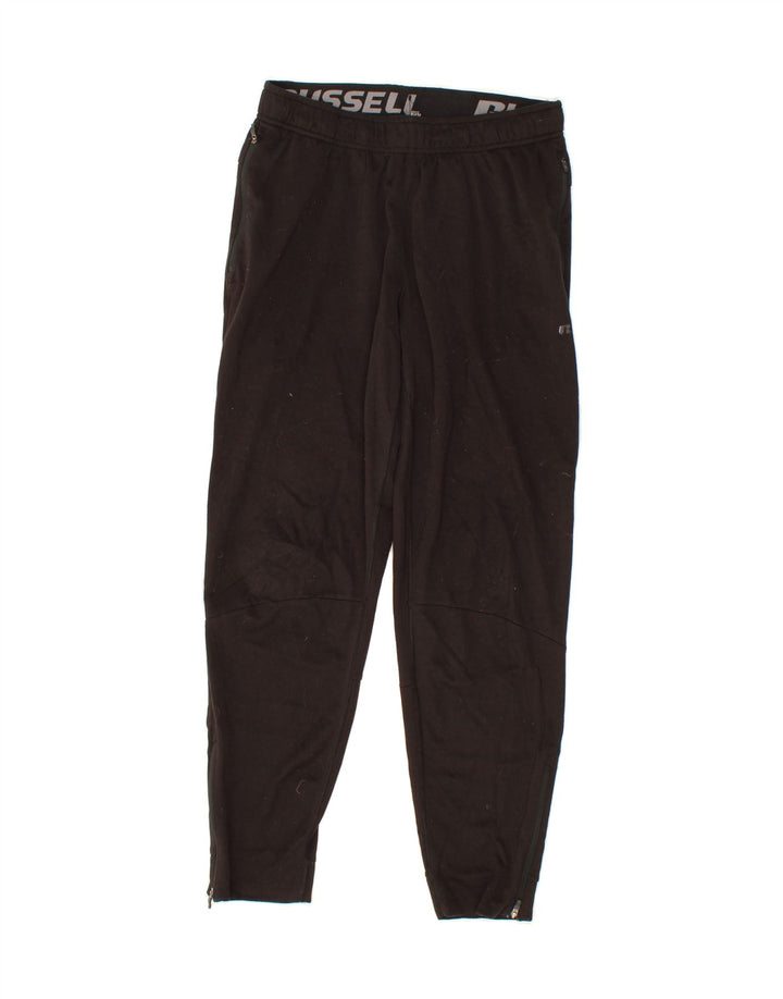 RUSSELL ATHLETIC Mens Dri-Power Tracksuit Trousers Joggers Medium Black Vintage Russell Athletic and Second-Hand Russell Athletic from Messina Hembry 