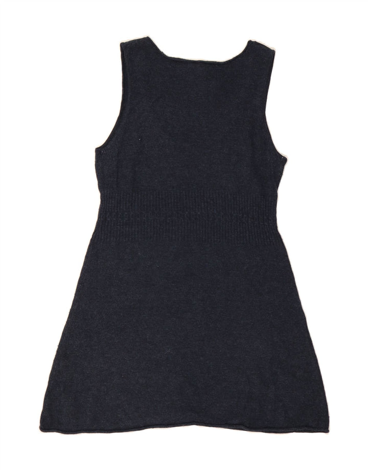 WHITE STUFF Womens Sleeveless Jumper Dress UK 14 Medium  Navy Blue Viscose Vintage White Stuff and Second-Hand White Stuff from Messina Hembry 