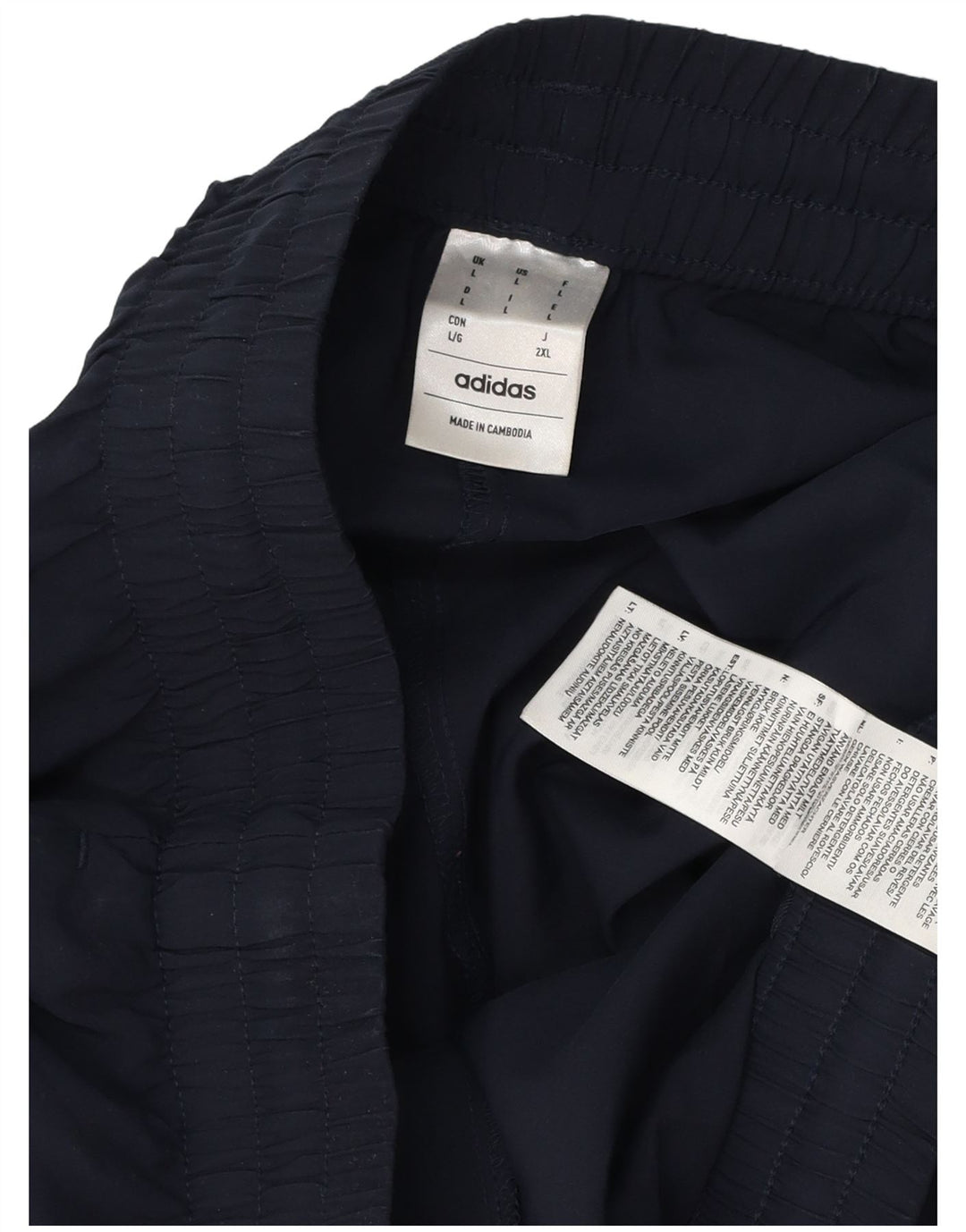 Adidas Herren-Trainingshose, groß, marineblau, Polyester