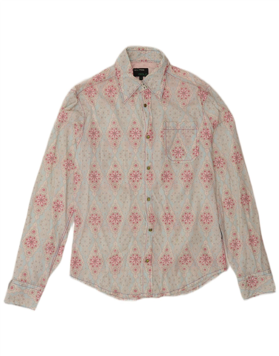 Energie Herrenhemd Small Blue Floral
