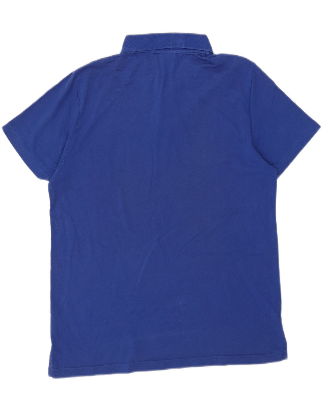 Puma Herren-Poloshirt, groß, blau gestreift, Baumwolle
