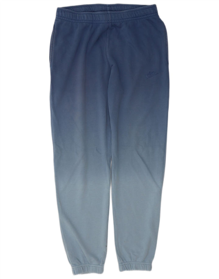Nike Herren-Trainingshose, Jogginghose, Mittelblau, Colourblock-Baumwolle
