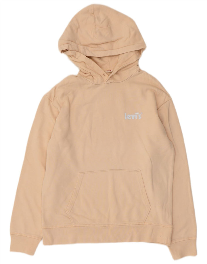 Levi's Herren-Kapuzenpullover, Größe S, beige, Baumwolle
