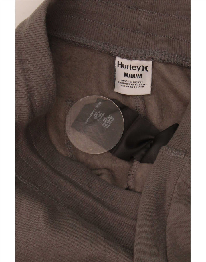 Hurley Herren-Trainingshose, Jogginghose, mittelgraue Baumwolle