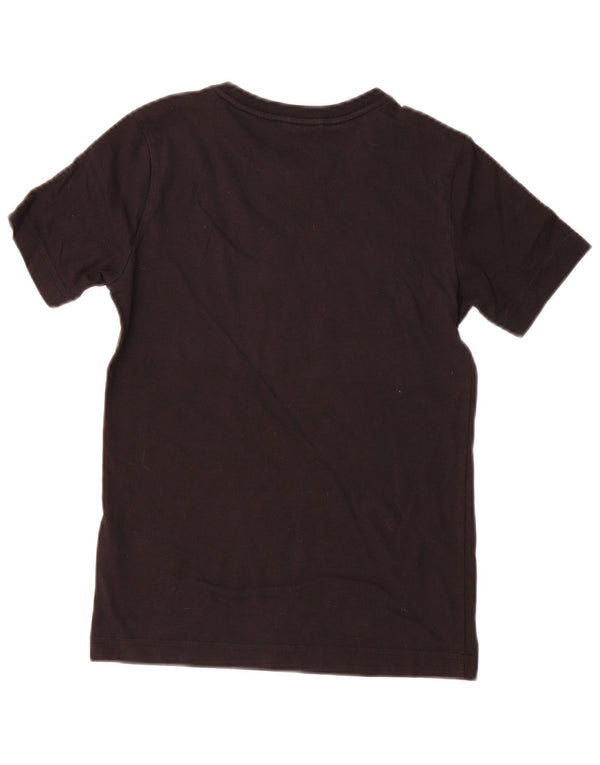 Adidas Jungen T-Shirt mit Grafik, 9–10 Jahre, schwarze Baumwolle