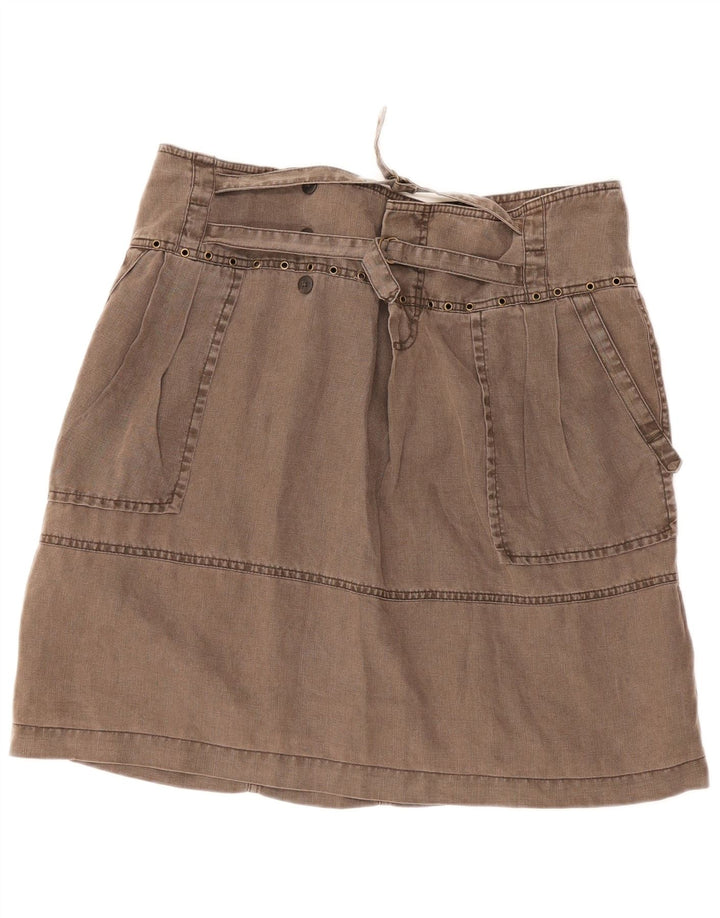 Marlboro Classics Damen A-Linienrock IT 44 Medium W34 Braun