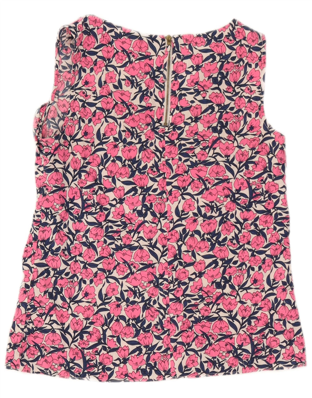 Oasis Damen-Blusenoberteil, Gr. 10, Größe S, rosa, geblümt, Polyester