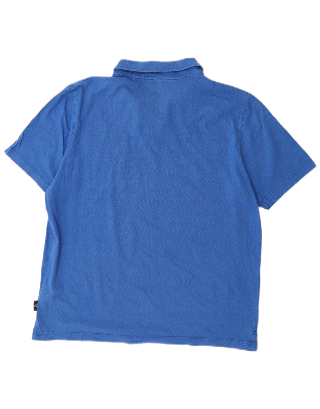 Ted Baker Herren-Poloshirt, Größe 4, groß, blaue Baumwolle