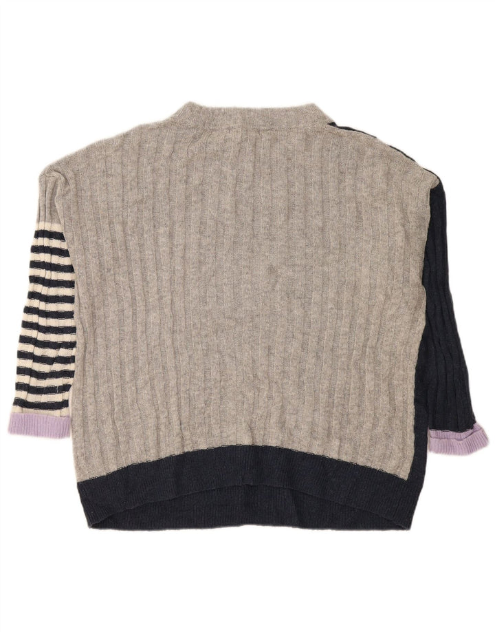 Marks & Spencer Damen-Pullover mit U-Boot-Ausschnitt, Gr. 16, Grau