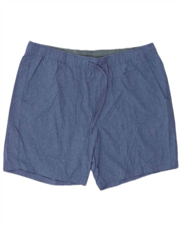 Eddie Bauer Herren Sportshorts 2XL Blau Polyester
