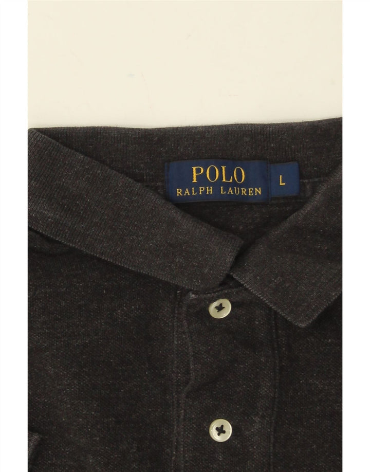 POLO RALPH LAUREN Herren Poloshirt Large Grau
