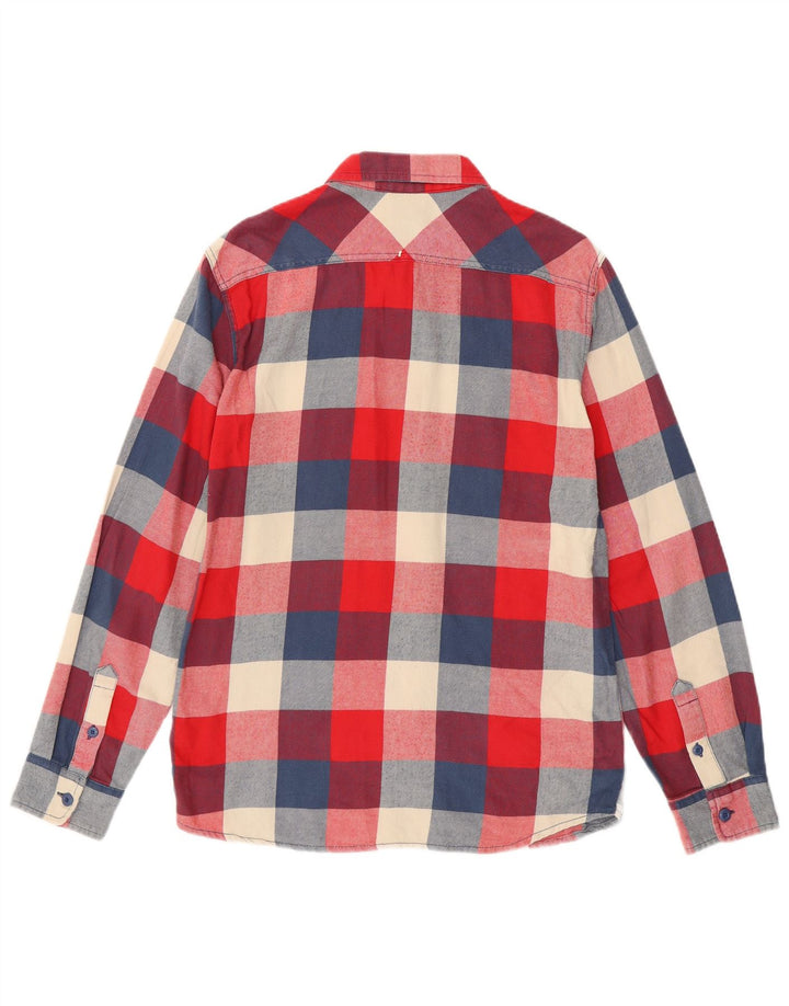 Vans Herren Flanellhemd Mittelrot kariert