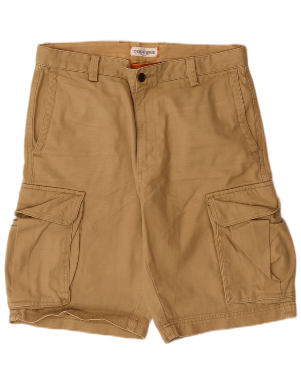 DOCKERS Herren Cargoshorts W32 Mittelbeige Baumwolle