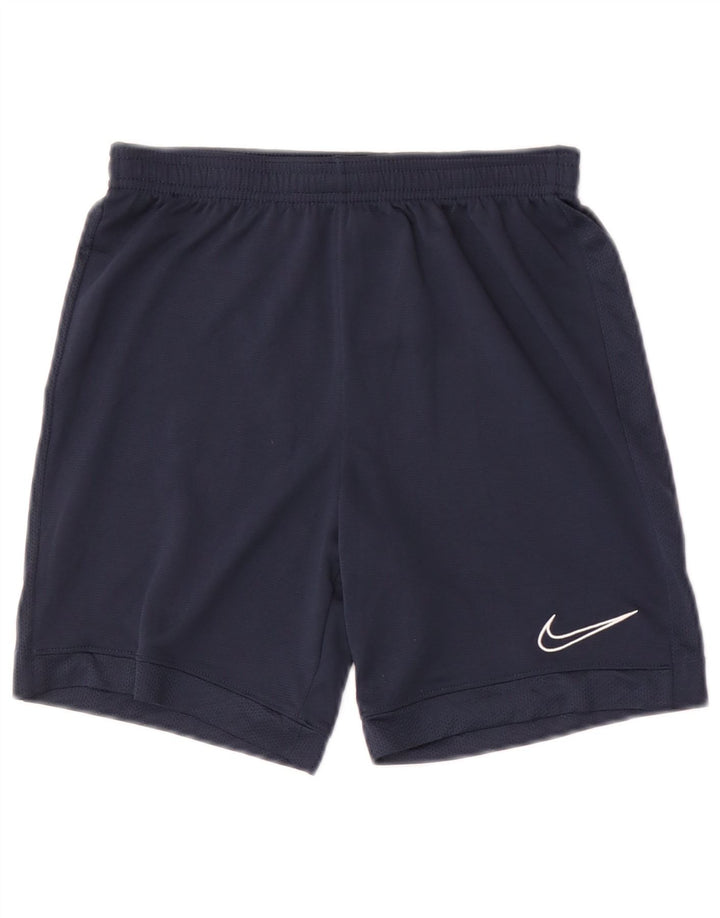 Nike Dri Fit Sport-Shorts für Jungen, 10–11 Jahre, mittelgroß, marineblau, Polyester