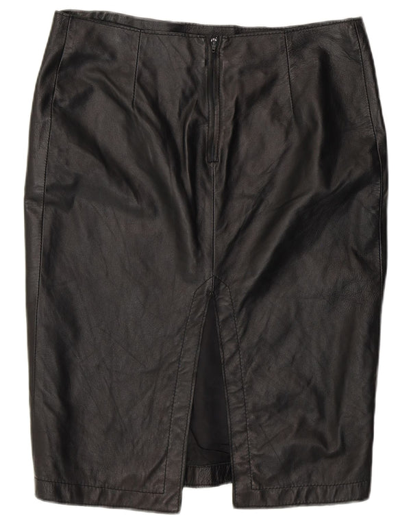 Vintage Damen Bleistiftrock IT 44 Medium W32 Schwarz