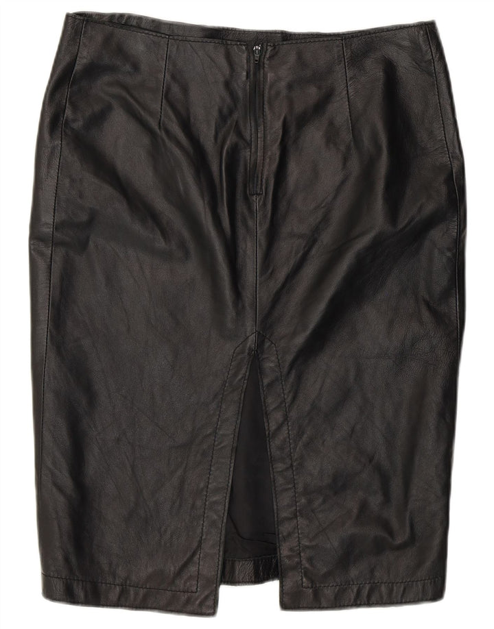 Vintage Damen Bleistiftrock IT 44 Medium W32 Schwarz