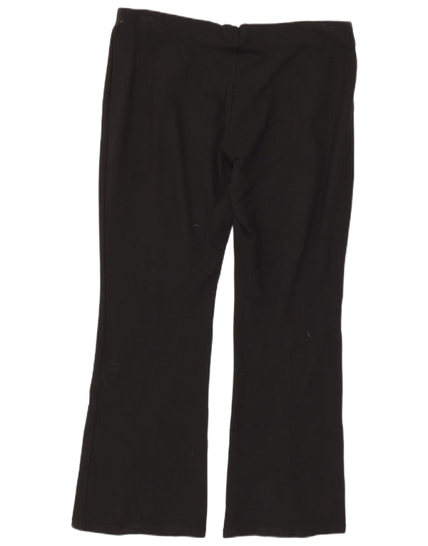 Marks & Spencer Damen Bootcut Freizeithose UK 16 Large W34 L28 Schwarz