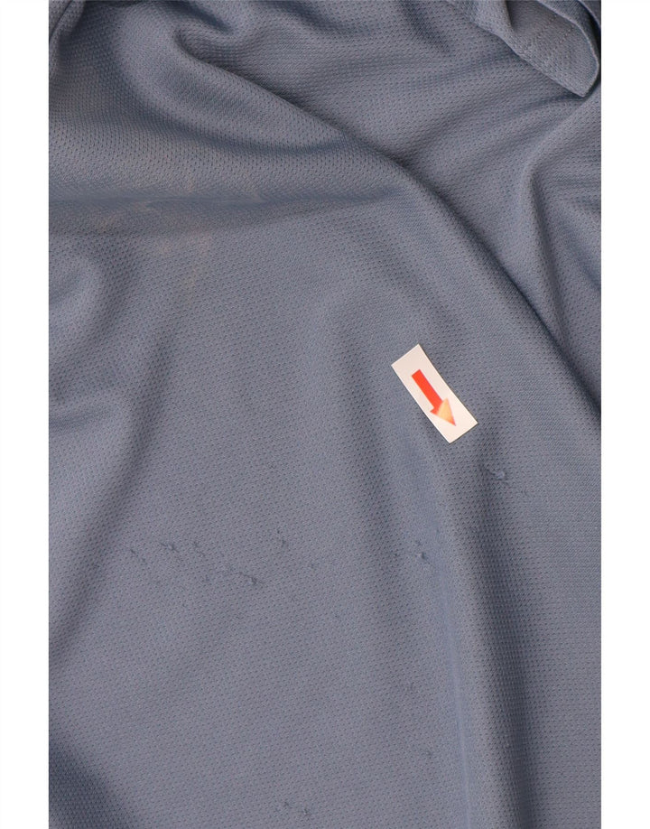 Adidas Herren Aeroready Poloshirt, großes blaues Polyester