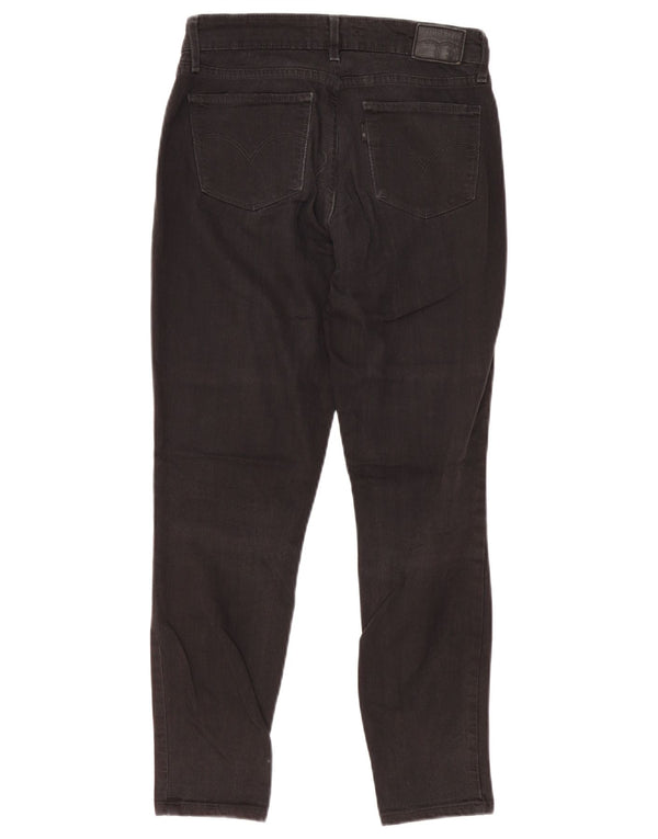Levi's Damen 711 Skinny Jeans W26 L26 Schwarze Baumwolle