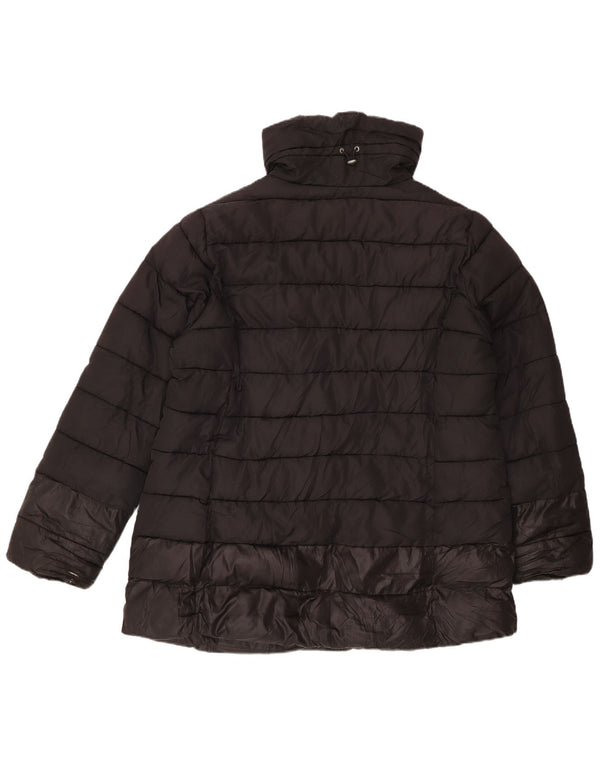 Champion Damen Wattierte Jacke IT 52 2XL Schwarz Polyester