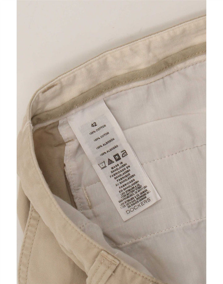 Dockers Herren Cargoshorts W42 2XL Beige Baumwolle