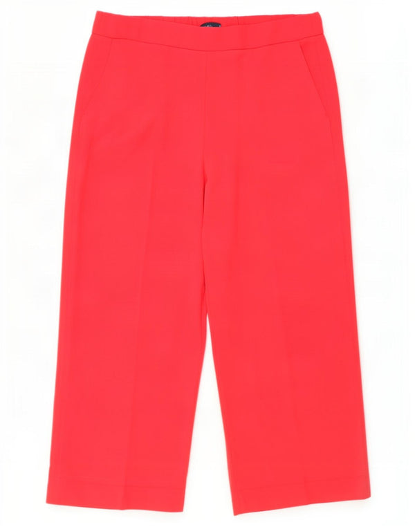 Marks & Spencer Damen-Freizeithose mit hoher Taille, UK 20, 2XL, W40, L28, Rot