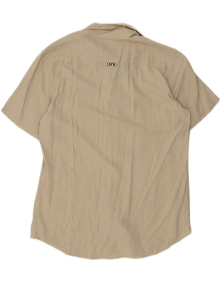 Crew Clothing Herrenhemd Mittelbeige Leinen