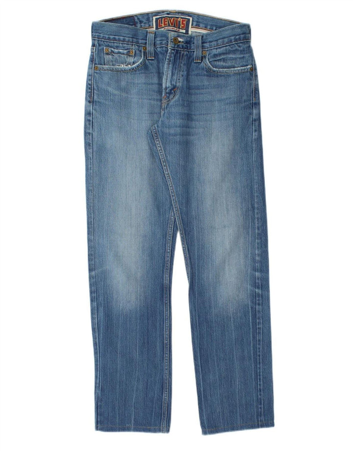 Levi's Herren 514 Straight Jeans W30 L30 Blaue Baumwolle