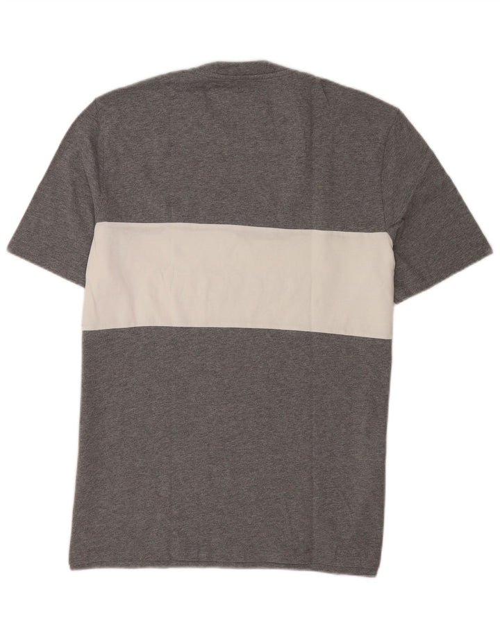 Lyle & Scott Herren-T-Shirt mit Grafik, groß, graue Farbblock-Baumwolle