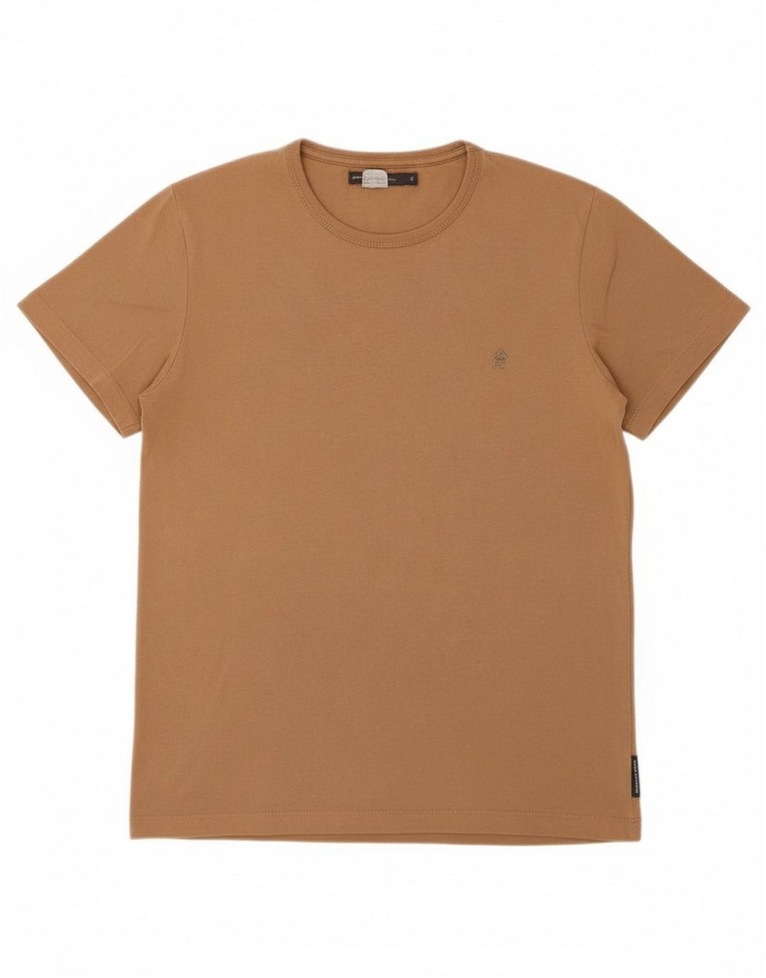 FRENCH CONNECTION Mens T-Shirt Top Small Beige Cotton