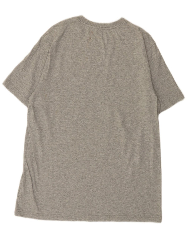 Champion Herren-T-Shirt mit Grafik, groß, grau gesprenkelte Baumwolle