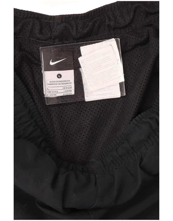 Nike Herren-Trainingshose, Jogginghose, Größe 41/43, groß, Schwarz, Farbblock
