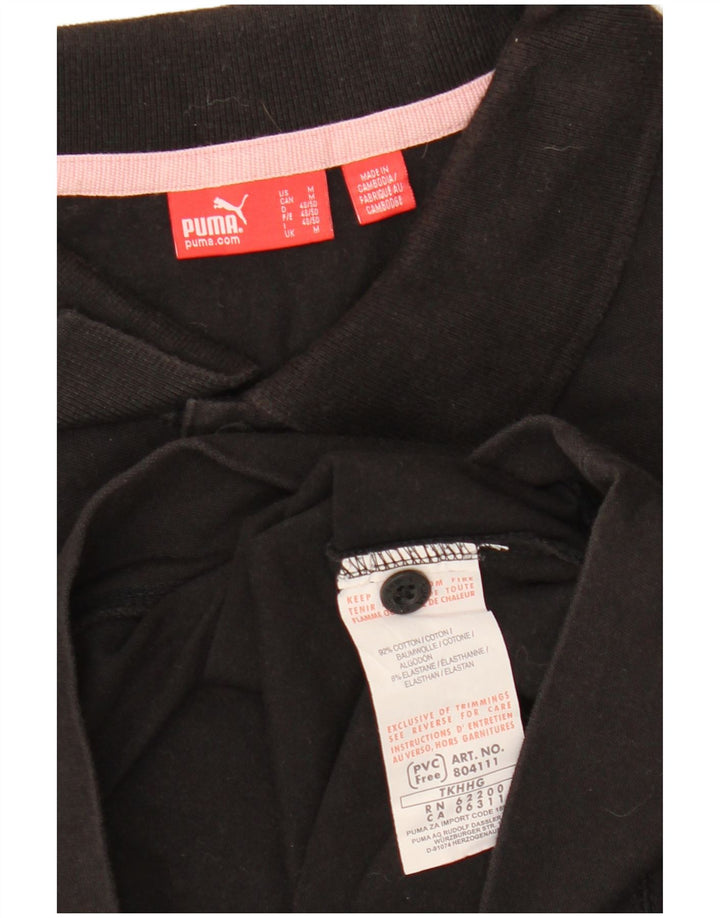 Puma Herren Poloshirt Medium Schwarz Baumwolle