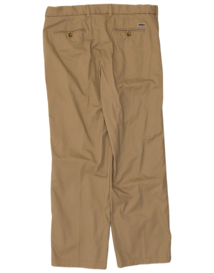 Marks & Spencer Herren Blue Harbor Pegged Chinohose W36 L31 Beige