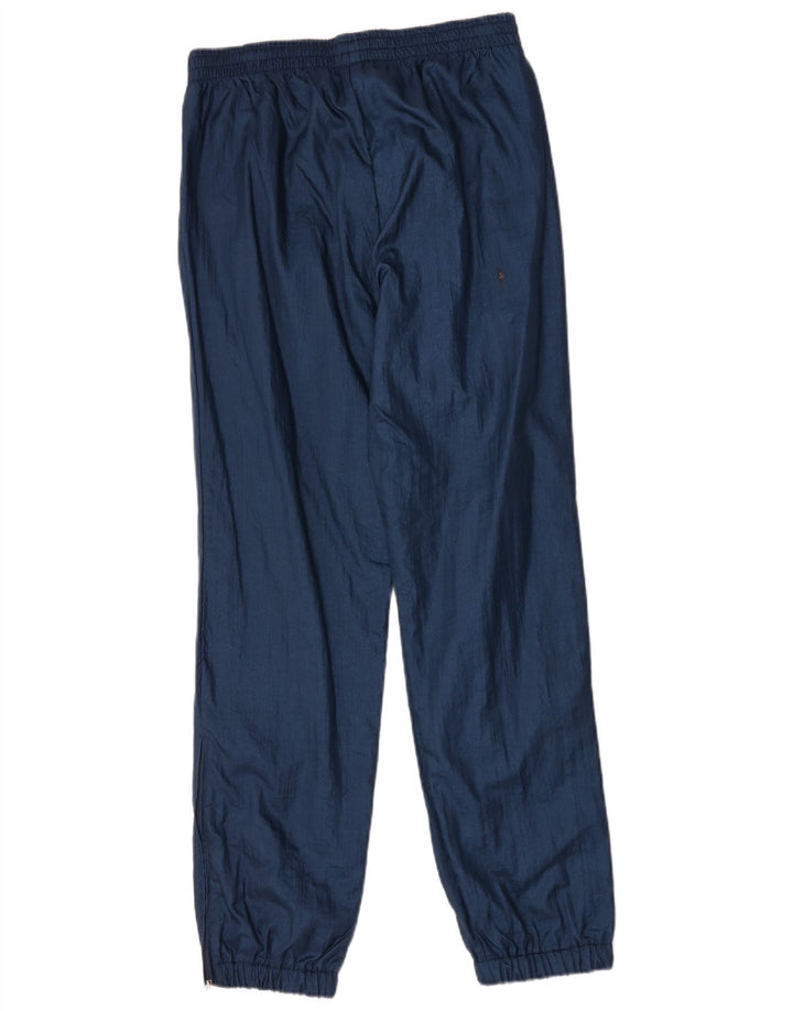 Vintage Herren Trainingshose Jogger IT 48 Medium Marineblau Polyamid