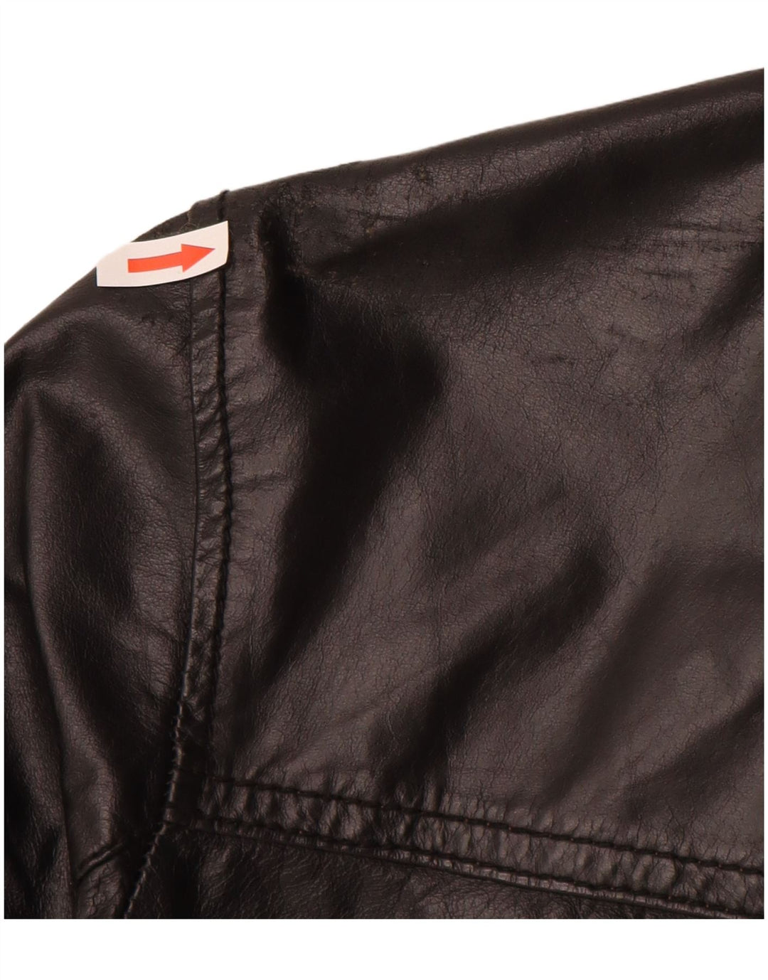 Vintage Herren Lederjacke UK 38 Mittelschwarzes Leder