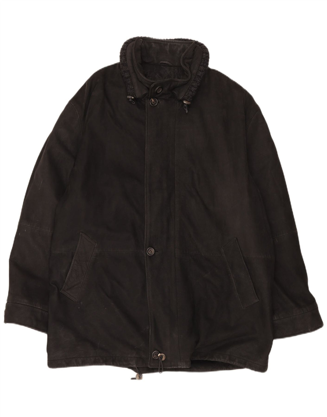 CONBIPEL Herren Ledermantel IT 54 XL Schwarzes Leder