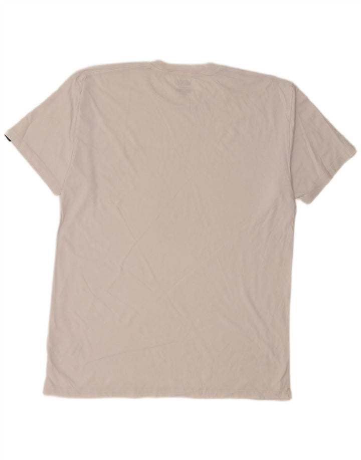 VANS Herren-T-Shirt mit klassischer Passform, groß, aus weißer Baumwolle