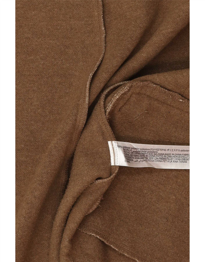 Zweireihiges Utility-Gilet für Damen von Zara, UK 12, mittelbeigefarbenes Polyester