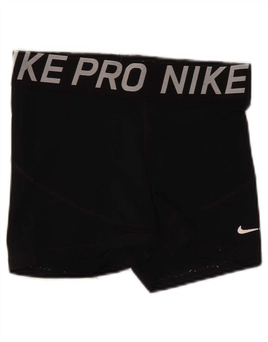 Nike Damen Dri Fit Graphic Sport Shorts UK 12 Medium Schwarz