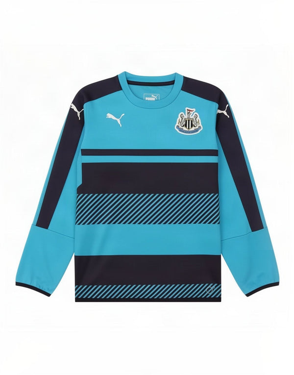 Puma Jungen Newcastle United Graphic Top Langarm 11-12 Jahre Blau